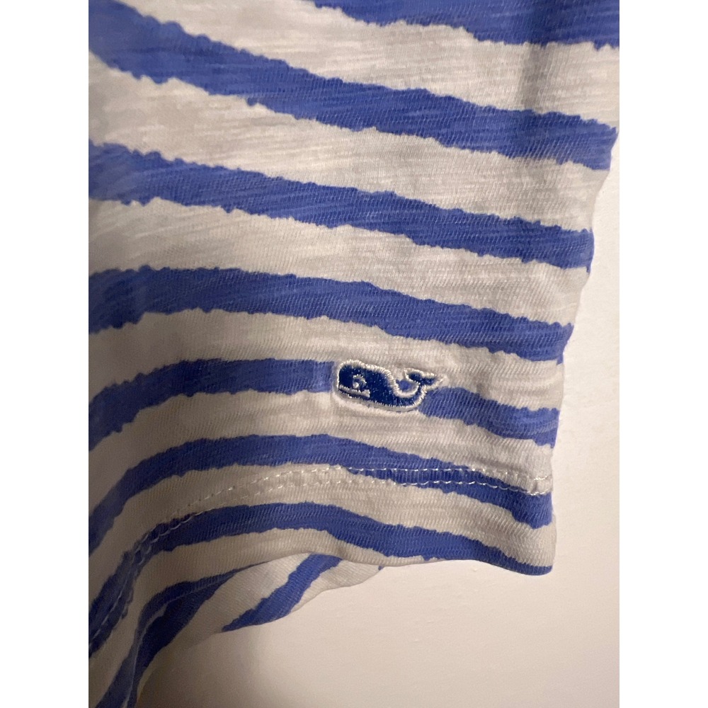 Vineyard Vines Women XXS Striped 3/4 Sleeve Top Nautical Coastal Beachy Layer - Picture 4 of 9